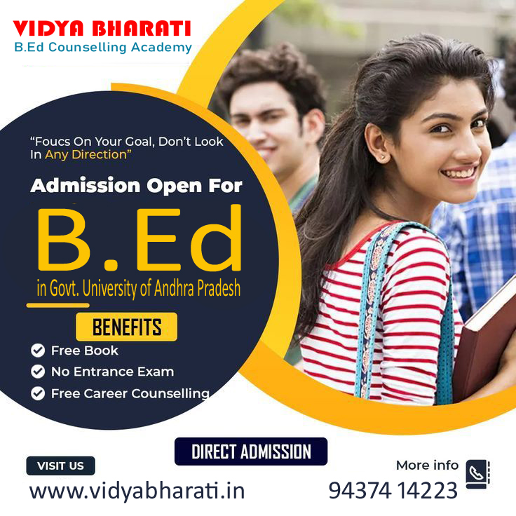 B.Ed In Andhra Pradesh Universities - B. Ed Admission In Andhra Pradesh